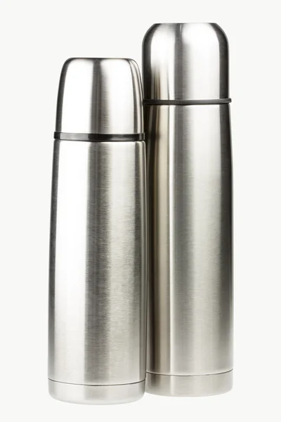 Due thermos — Foto Stock