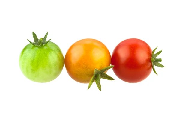 Tomate cereja tricolor. — Fotografia de Stock