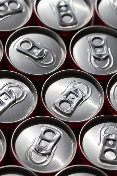 Latas de refrigerante — Fotografia de Stock