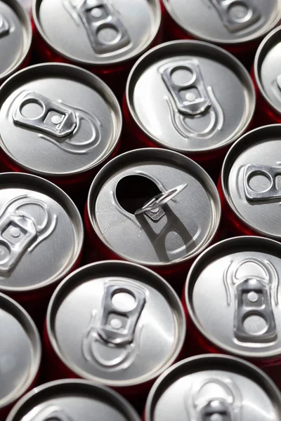 Soda cans. — Stockfoto