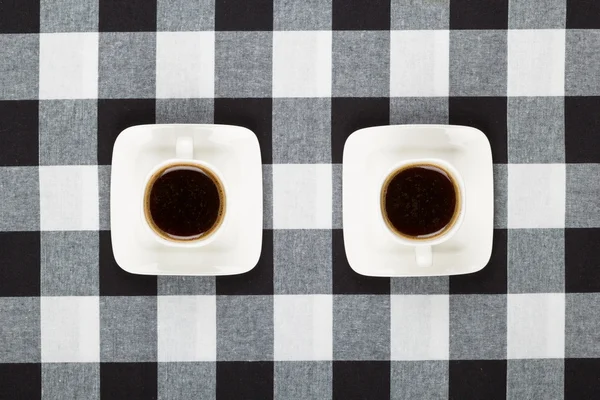 Two cups of coffee — Stock Photo, Image