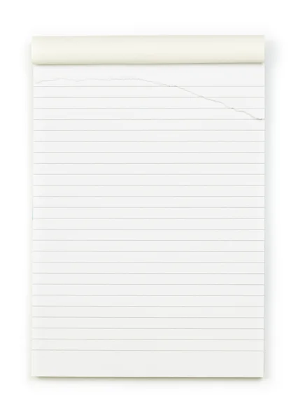 Blank Paper tablet with line — Stock Photo, Image