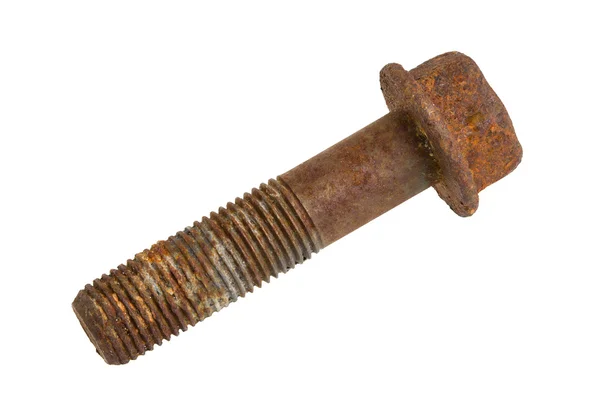 Rusty bolt macro shot — Stock Photo, Image