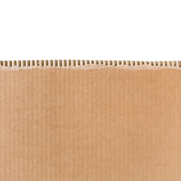 Torn cardboard sheet — Stock Photo, Image