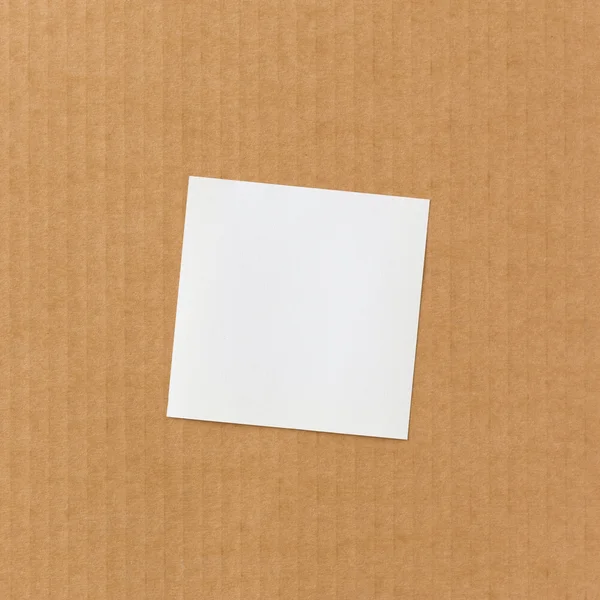 White paper note — Stock Photo, Image