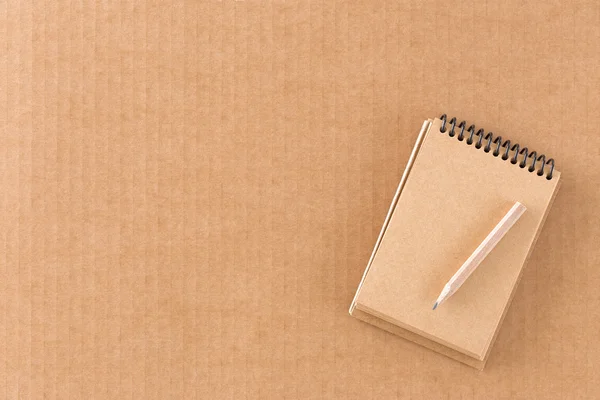 Notepad with pencil — Stock Photo, Image