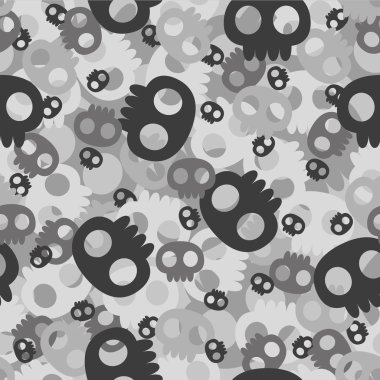 Dikişsiz kafatasının arka plan