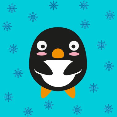 şirin kawaii penguen