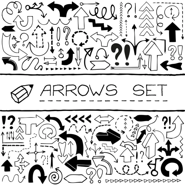 Arrow icons — Stock Vector