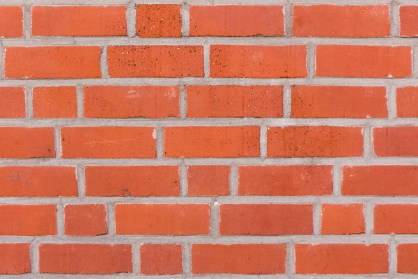 Textura de pared de ladrillo rojo — Foto de Stock