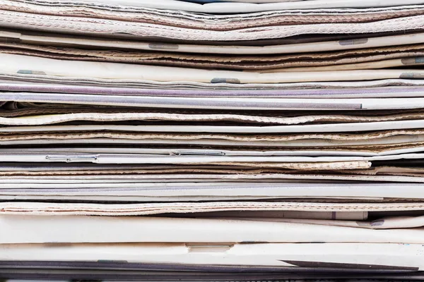 Stack of newspapers — Stock Photo, Image