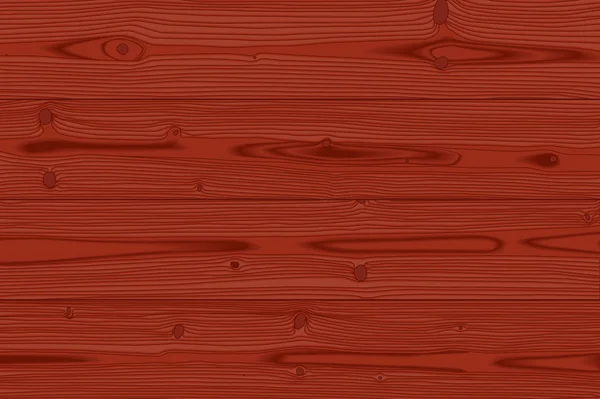 Fondo de madera roja — Vector de stock