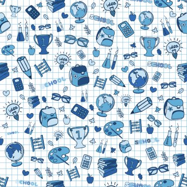 elle çizilmiş sorunsuz okul arka plan