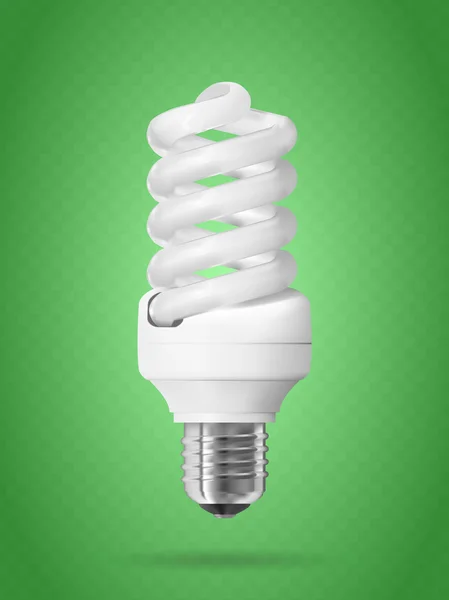 Bombilla de ahorro de energía. — Vector de stock