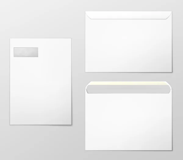 空白の封筒. — ストックベクタ