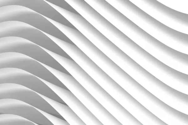 Abstract Light Background Wavy White Lines Illustration Background — Stock Photo, Image