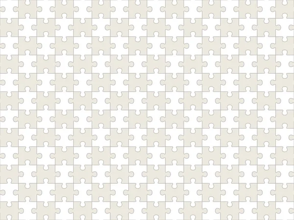 Nahtloses Muster aus abgeschlossenen Puzzleteilen Raster — Stockvektor