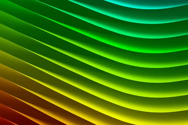 Abstract background with colorful vivid wavy lines with rainbow colors — Stock Photo, Image