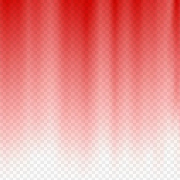 Rayos Color Rojo Con Destello Espectro Color Efecto Deslumbrante Abstracto — Vector de stock