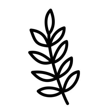 Beyaz arka planda izole edilmiş siyah çizgili çiçek karalama eli. Düğün davetiyesi için grafiksel tasarım unsuru, doğum günü kartı, bebek partisi, Sevgililer Günü, hatıra defteri. Vektör illüstrasyonu