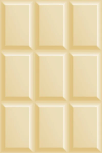 White Chocolate Seamless Pattern Milk Chocolate Squares Background Sweet Dessert — Stock Vector