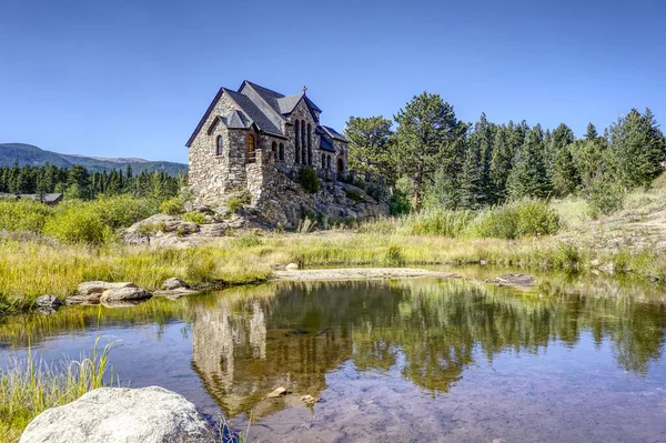 Historic St Catherines Chapel on the Rock in Colorado — Stock Photo, Image