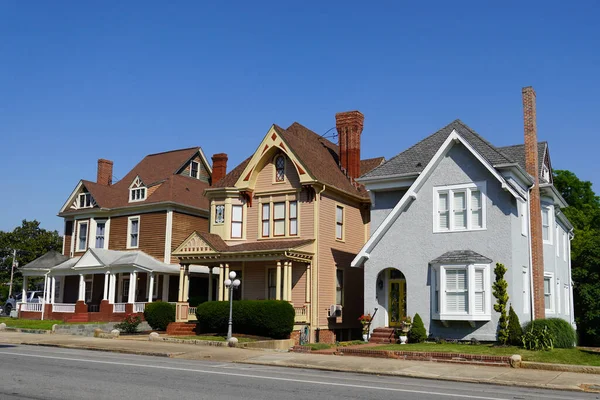 Row of houses built in the 1890s in Virginia