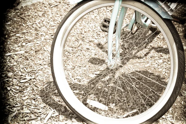 骑自行车的轮子 — 图库照片