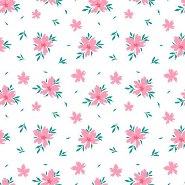 Minimalist çiçek izi veya pürüzsüz desen