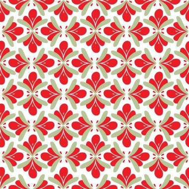 Modern Batik çiçek motifinin kusursuz deseni