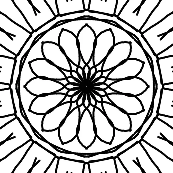 Mandala Barevné Vinobraní Umění Starověké Indické Vedic Pozadí Design Staré — Stock fotografie