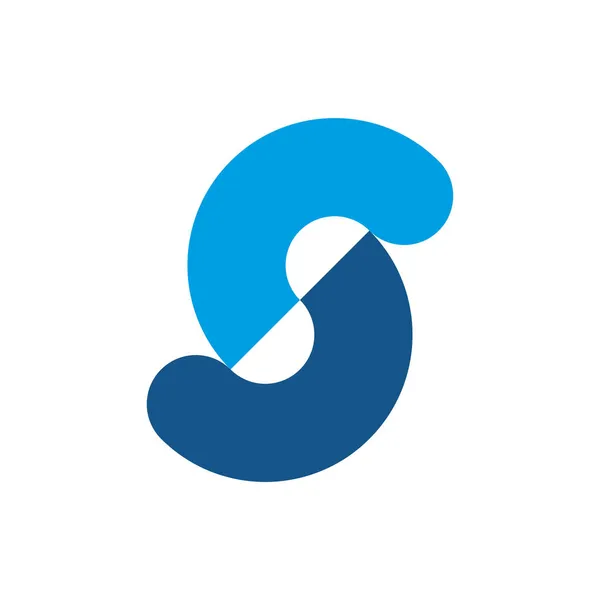 Векторный Дизайн Логотипа Бизнеса Логотип Буквы — стоковый вектор