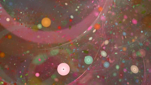 Movimiento Pintura Serie Color Dream Composición Gradientes Matices Espectrales Para — Foto de Stock