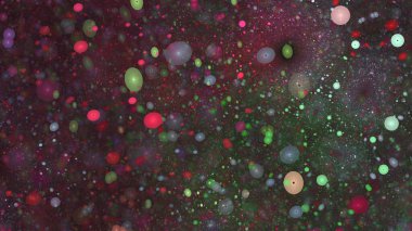 Boya Hareketi. Renkli Rüya serisi. Hayal gücü, yaratıcılık ve sanat resimleri için gradyan ve spektral renklerin kompozisyonu. 3d fraktal oluşturucu