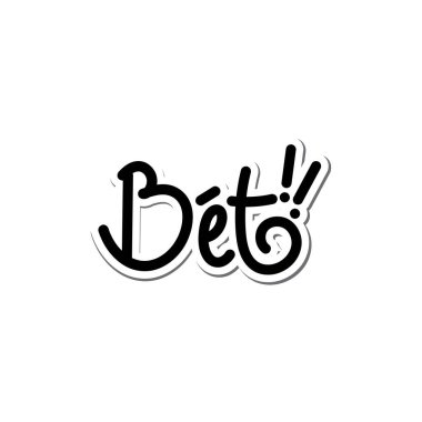 Gen Z Argo Kelime tipografisi. Basitçe söylemek gerekirse, bu argo kelime 