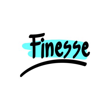 İncelik Gen Z milenyum çıkartma vektörü. İncelik, istediğini elde etmek için birini kandırmak ya da onu manipüle etmek demektir..