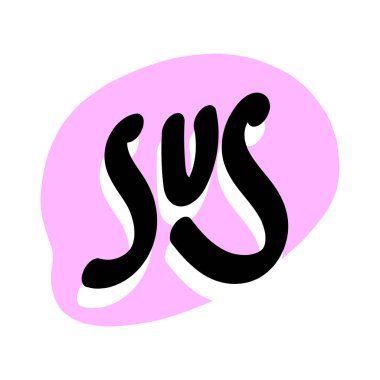 EPS Vektöründe Sus Gen Z etiketi