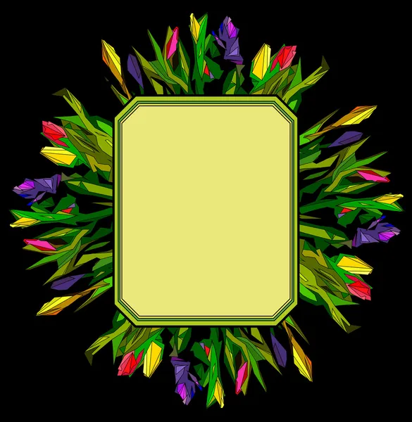 Floral frame — Stock Photo, Image