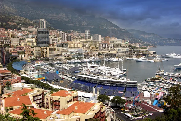 Monte Carlo, Mônaco, vista panorâmica — Fotografia de Stock