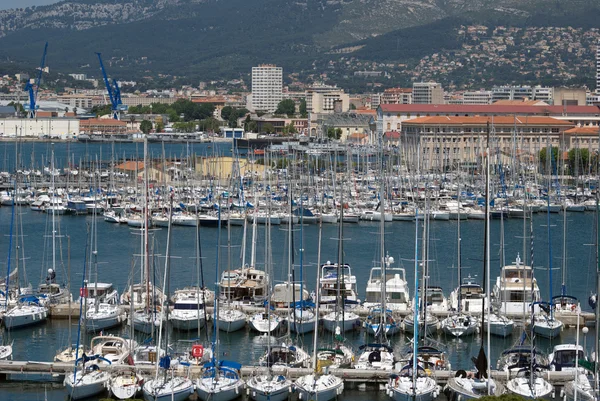 Toulon, Francie, marina — Stock fotografie