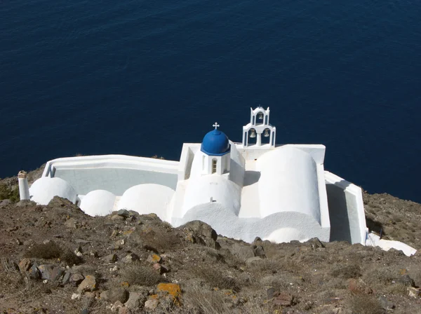 Orthodox Church in Santorini — Stock Photo, Image