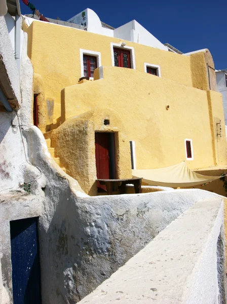 Häuser in Santorini — Stockfoto