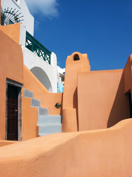 Casa em Santorini — Fotografia de Stock