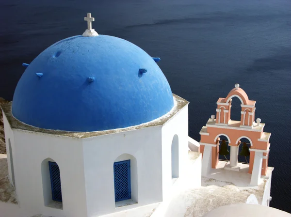 Église orthodoxe à Santorin — Photo