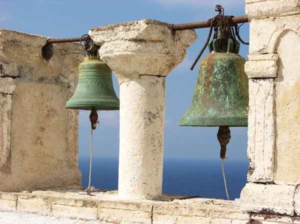 Santorini-Glocken — Stockfoto