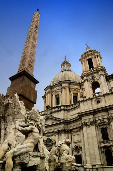 Piazza Navona in Rome,Italy — Stock Photo, Image