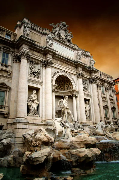 Trevi Fountain in Rome — Stock Photo, Image