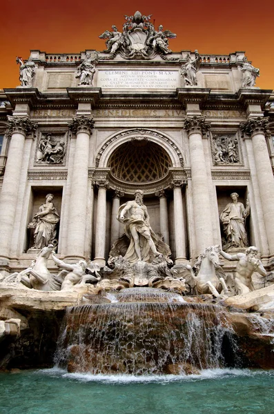 Fonte de Trevi em Roma — Fotografia de Stock