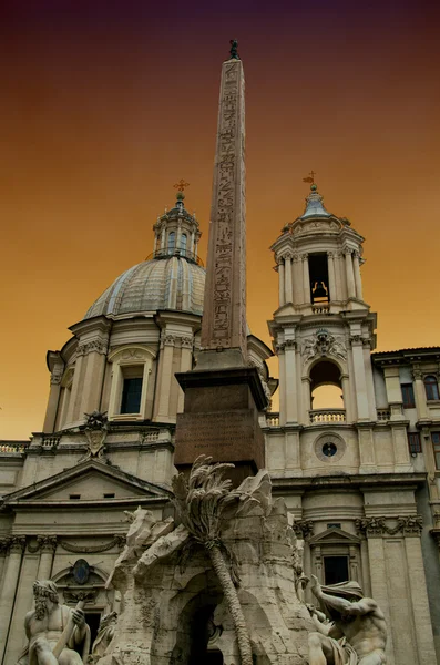 Piazza Navona in Rome,Italy — Stock Photo, Image