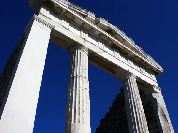 Pantheon v delos, Řecko — Stock fotografie